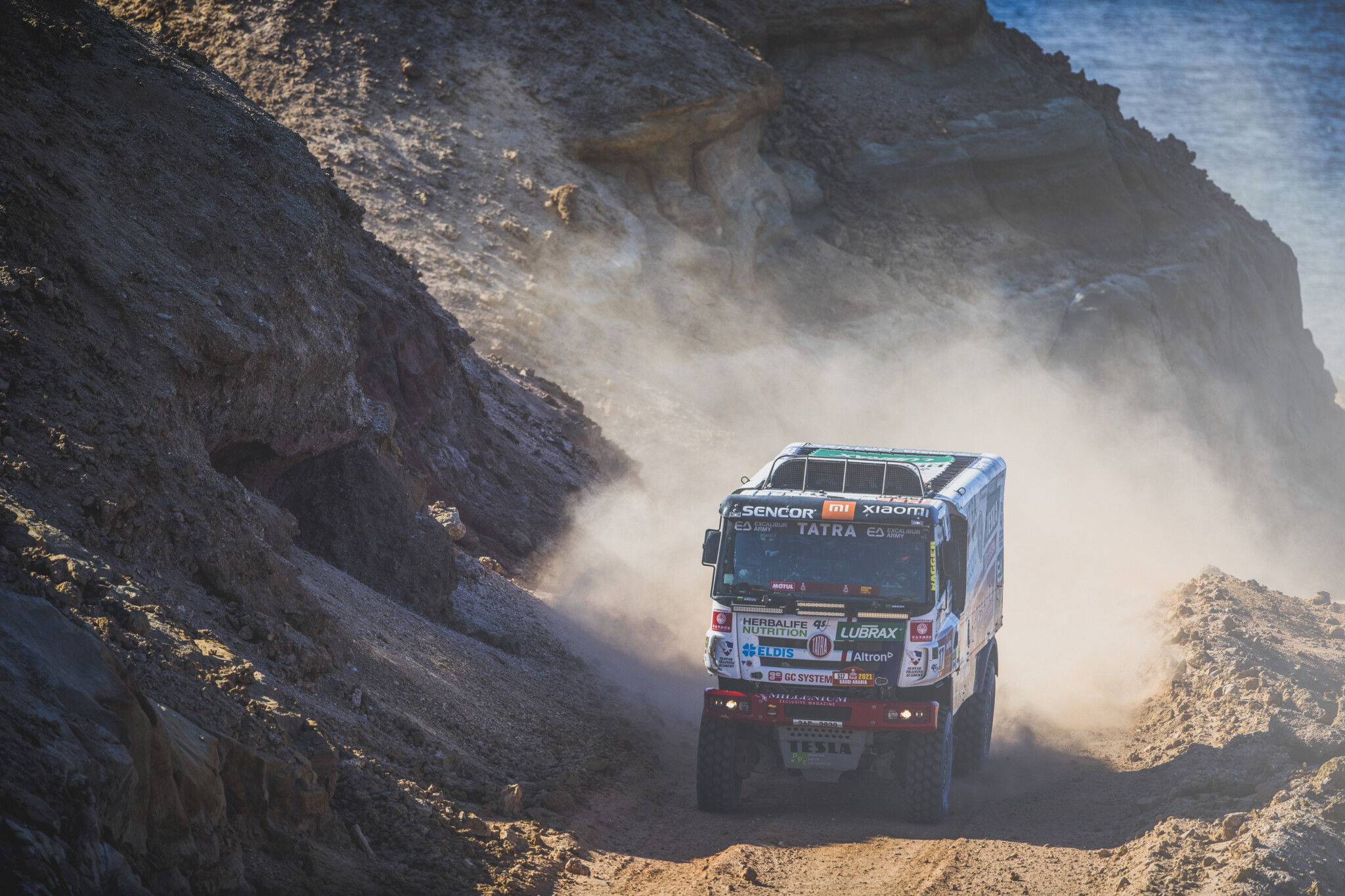 Il team Tatra Buggyra Racing ridotto ad un solo Camion per Ignacio Casale (Flavien Duhamel)