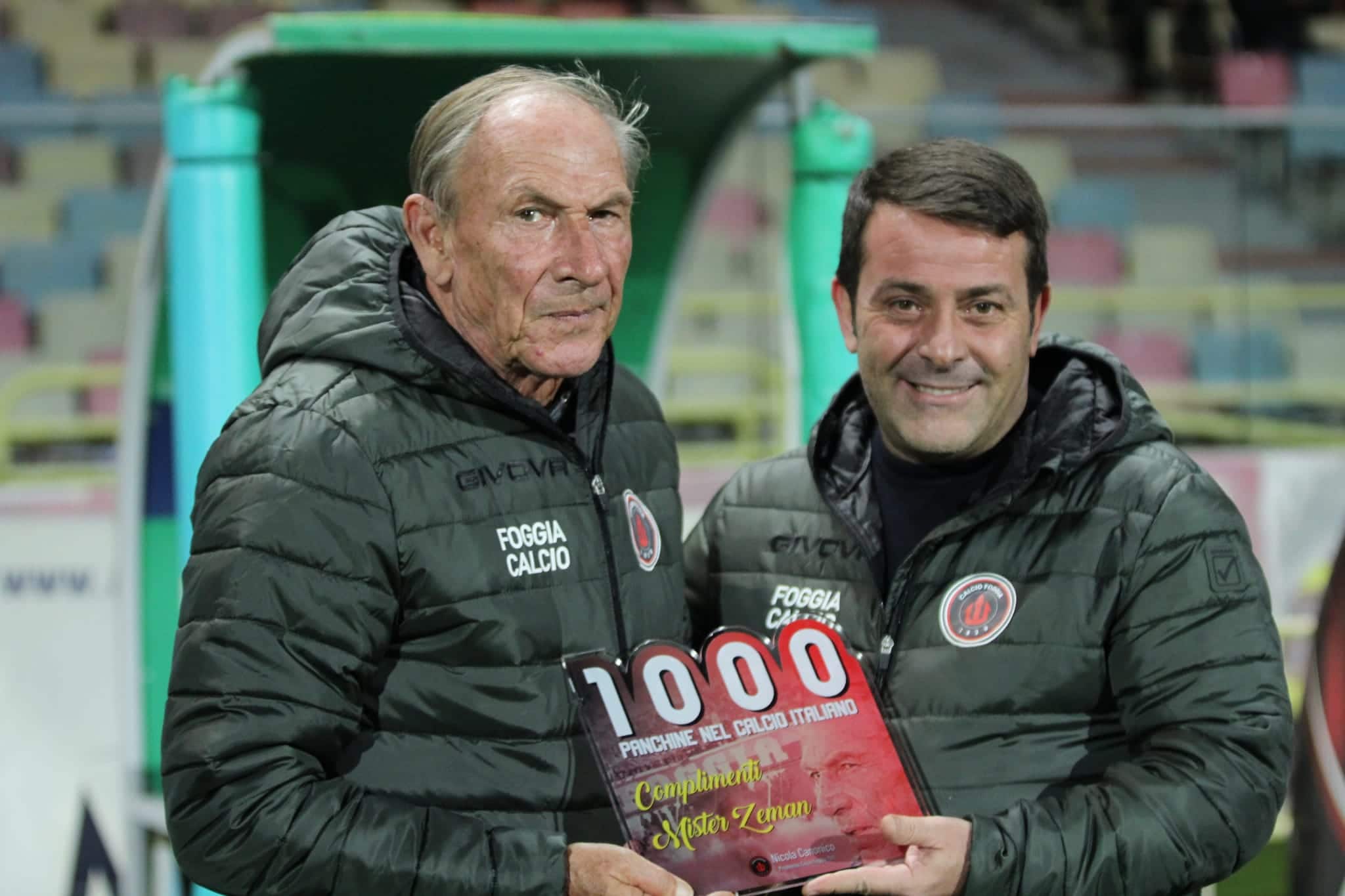 Zeman con Nicola Canonico, ph. Enzo Maizzi