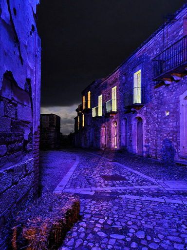 Rione Fossi illuminato