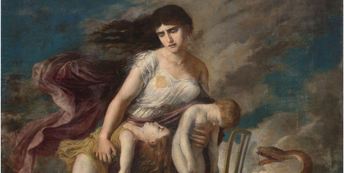 L’archetipo di Medea che si scatena sempre di più nei maschi - Medea uccide i figli. Foro: storica national geographic