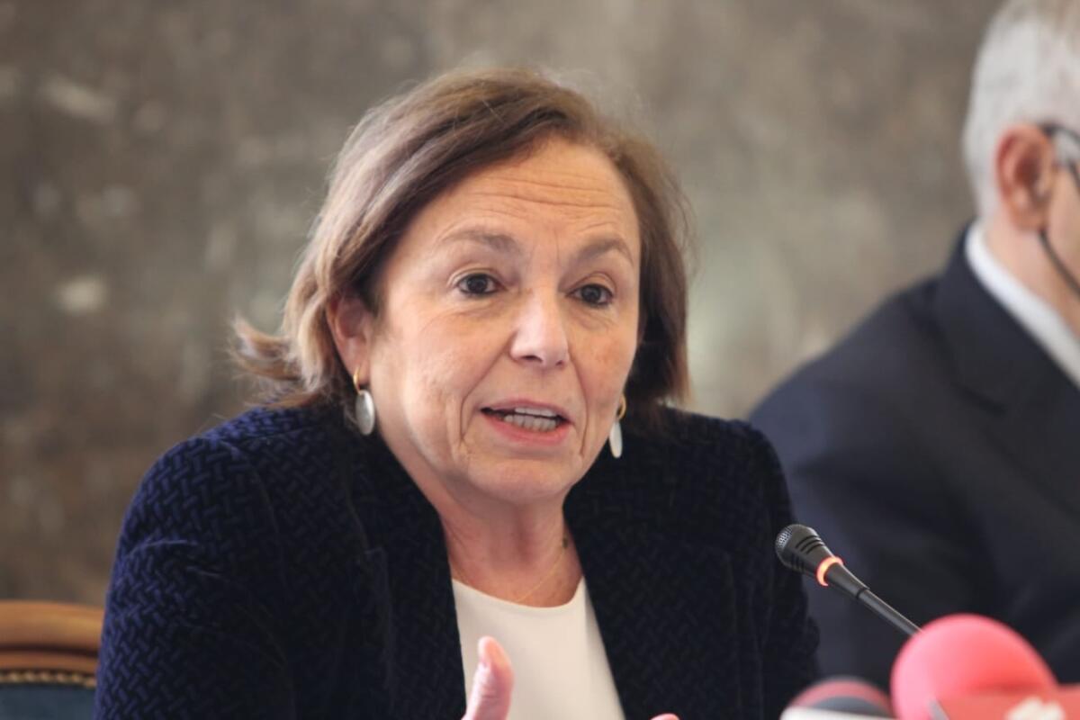 Lamorgese agli studenti di Unifg: “Seguite i principi del vostro cuore" - Luciana Lamorgese (Foto Maizzi)