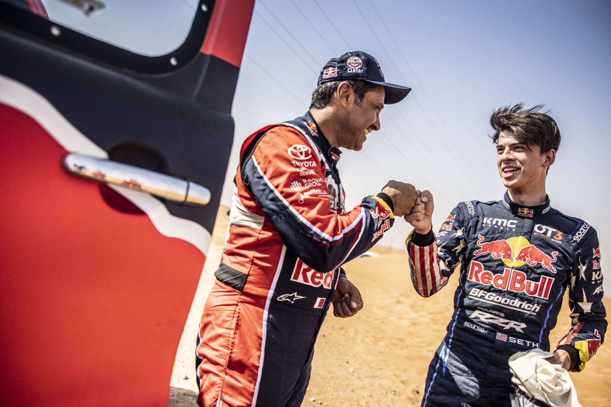 Seth Quintero da record, prende lezioni dal maestro (Red Bull Content Pool)