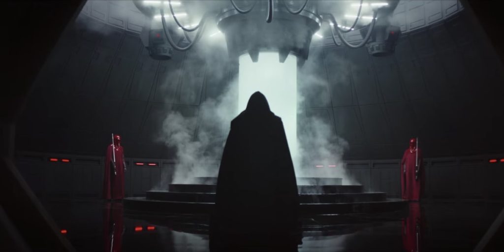 La scena del Bacta tank in cui giace Darth Vader.Fonte: inverse