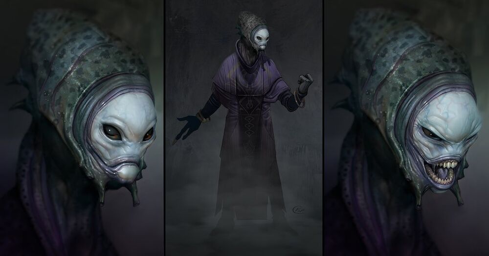 Concept art di Colin Fix di un Pyke