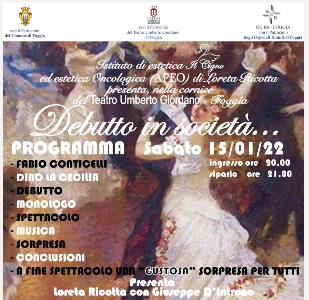 “Debutto in società” l’evento di beneficenza dell’istituto Il Cigno