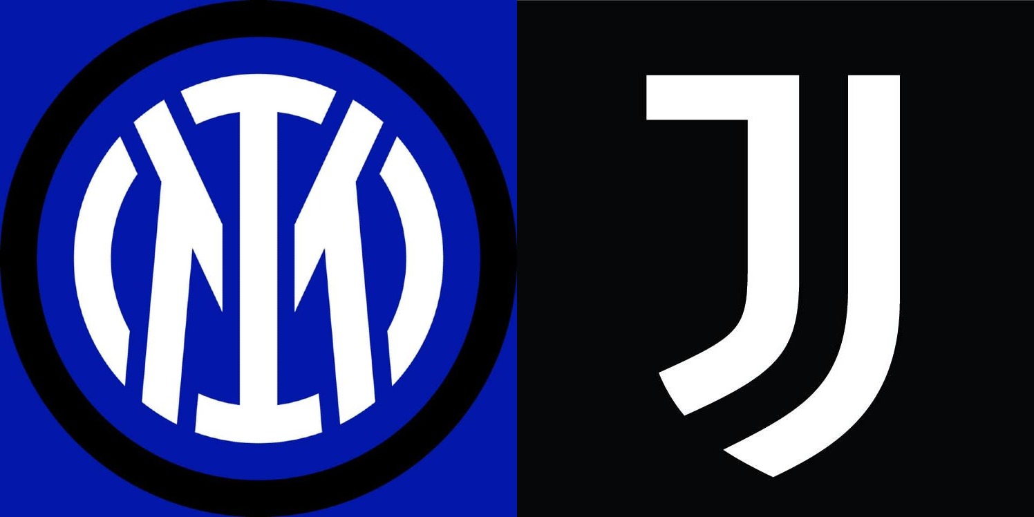 Immagine in evidenza: Inter-Juventus - crediti foto (rispettivamente per i due stemmi): pagine Facebook ufficiali delle due società
