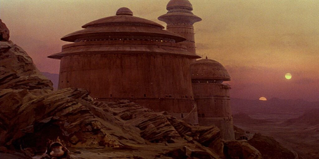 Il palazzo di Jabba The Hutt su Tatooine.