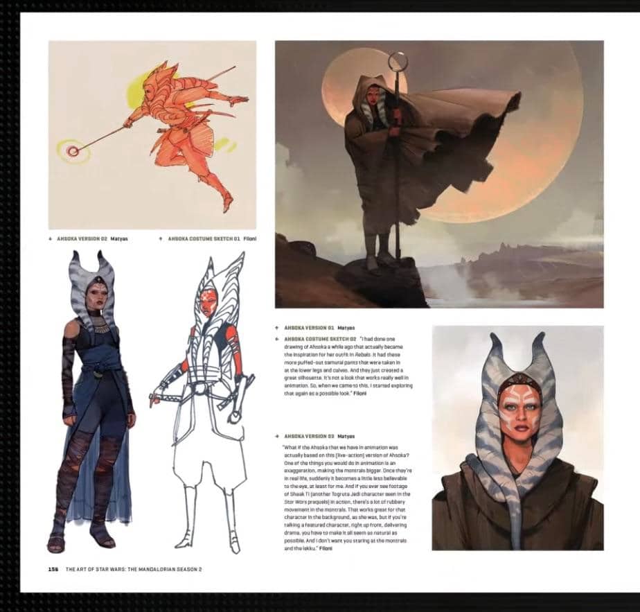 I nuovi concept art di Ahsoka in The art of The Mandalorian
