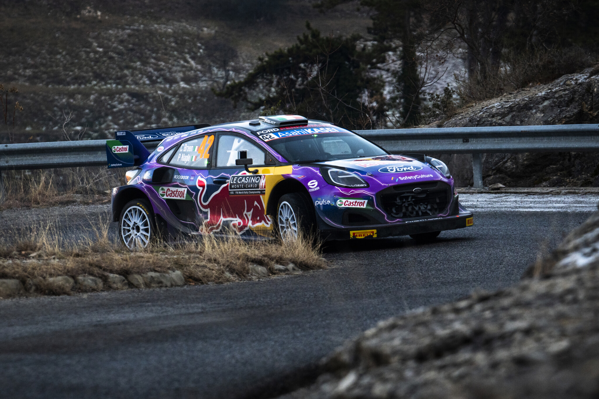 Breen prende confidenza sulla nuova Puma (Jaanus Ree / Red Bull Content Pool)