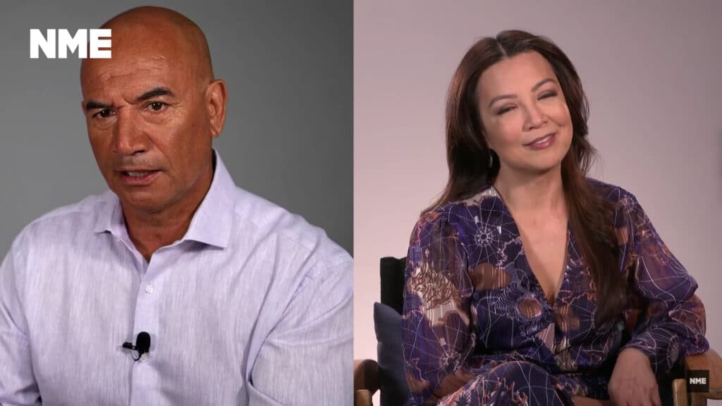 Temuera Morrison e Ming-Na Wen durante l'intervista