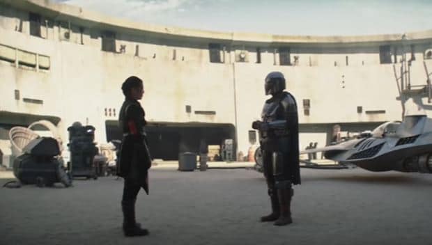 Fennec Shand e Din Djarin