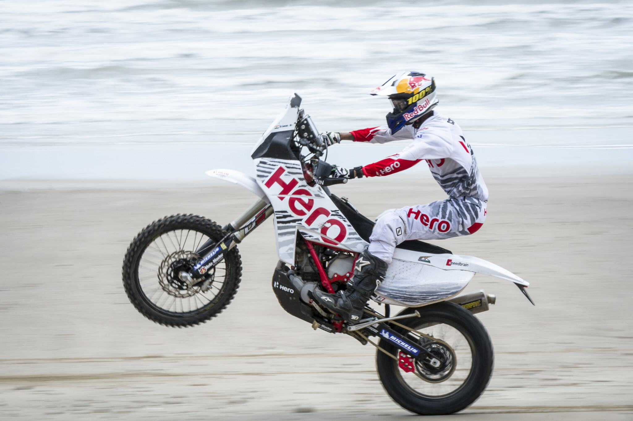 CS Santosh qui nel 2016 durante una sessione di allenamento (Red Bull Content Pool)