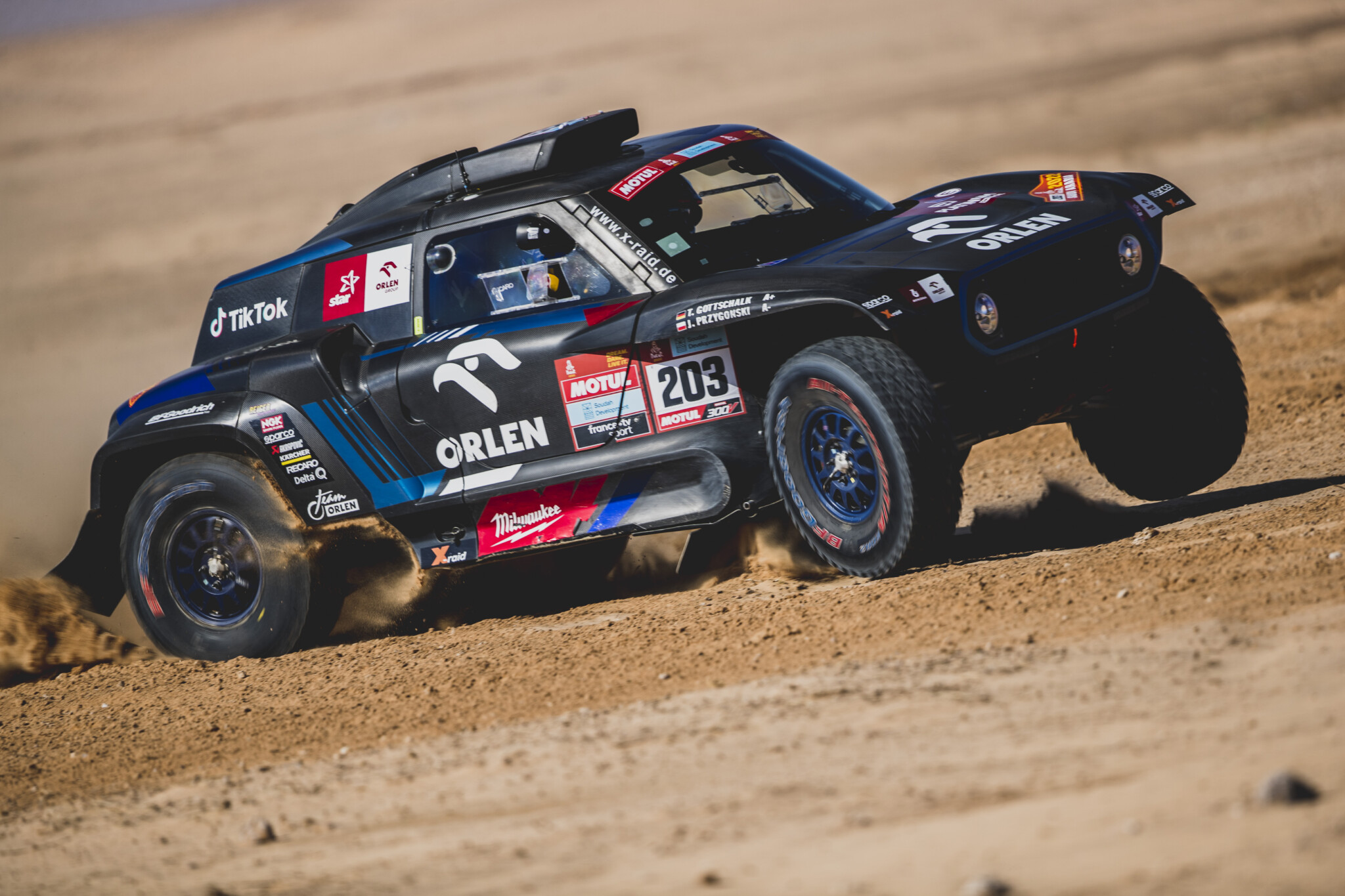 Przygonski-Gottschalk ottimi sesti assoluti e primi della classe riservata ai buggy (Flavien Duhamel)