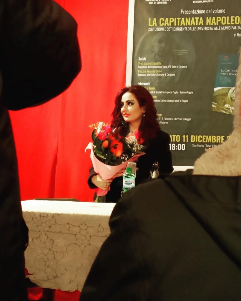 La presentazione all'Archeoclub di Cerignola a dicembre scorso