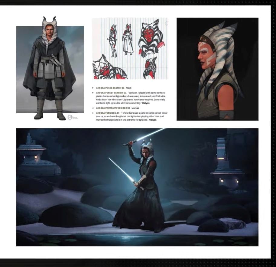 I nuovi concept art di Ahsoka in The art of The Mandalorian