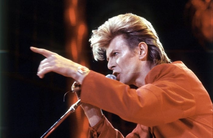 Una foto d'archivio di David Bowie in Italia, 11 gennaio 2016. ANSA