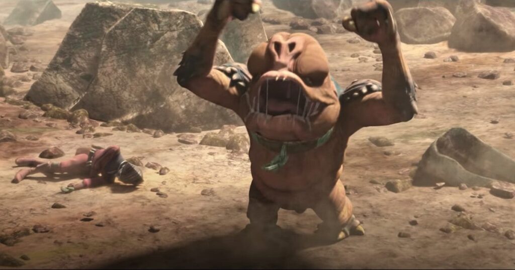Muchi, una cucciola di Rancor