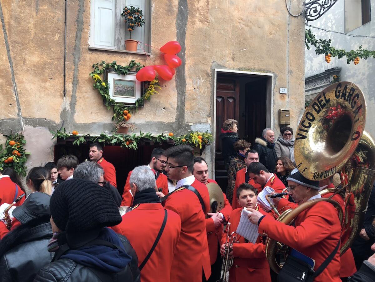 "Ora San Valentino a Vico del Gargano, presto ci candideremo a Borgo dei borghi" - Vico del Gargano a San Valentino, la banda