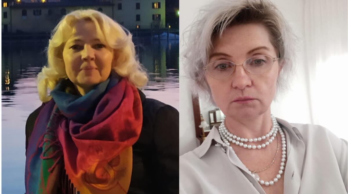 Olena e Larysa: “Orgogliose del nostro popolo di fronte ai russi” - A sin Larysa, a destra Olena