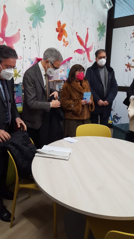 L’inaugurazione dell’aula per minori presso il Tribunale di Foggia