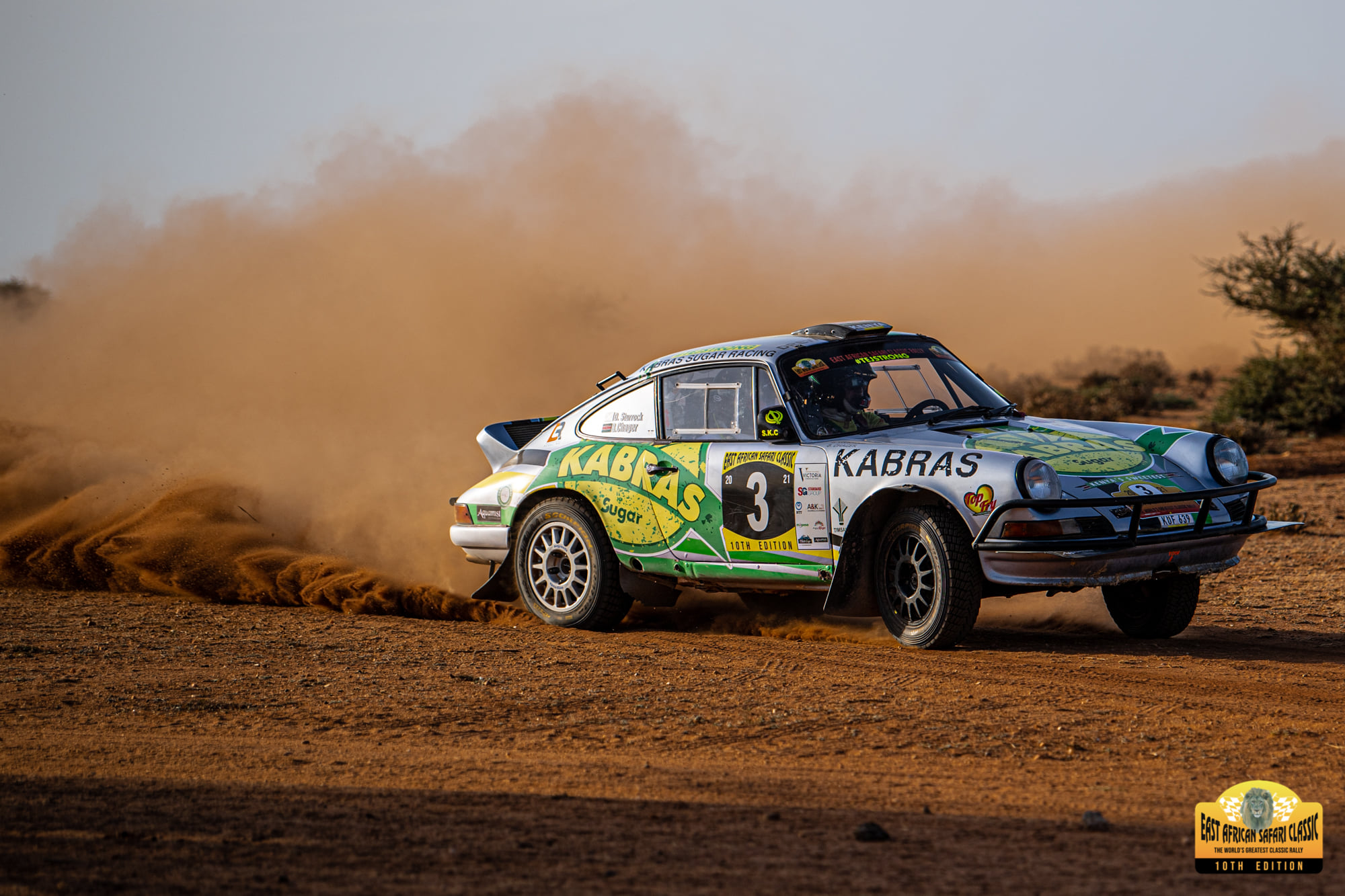 La Porsche 911 del vincitore Baldev Chager