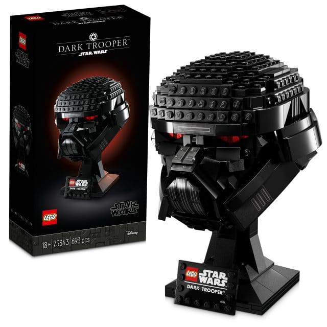 Il casco LEGO Dark Trooper