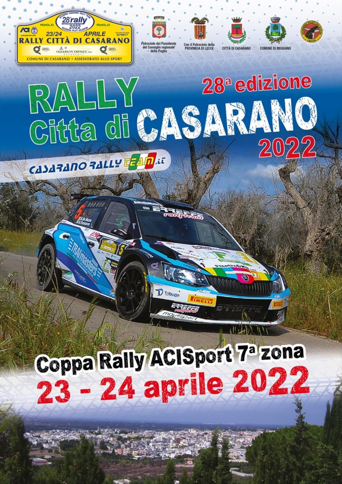 Il Rally Città di Casarano apre domani le iscrizioni - 