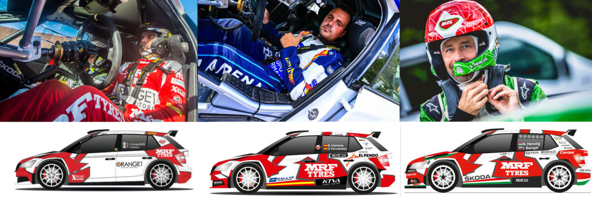 ERC: MRF schiera Campedelli, Llarena e Herczig - 