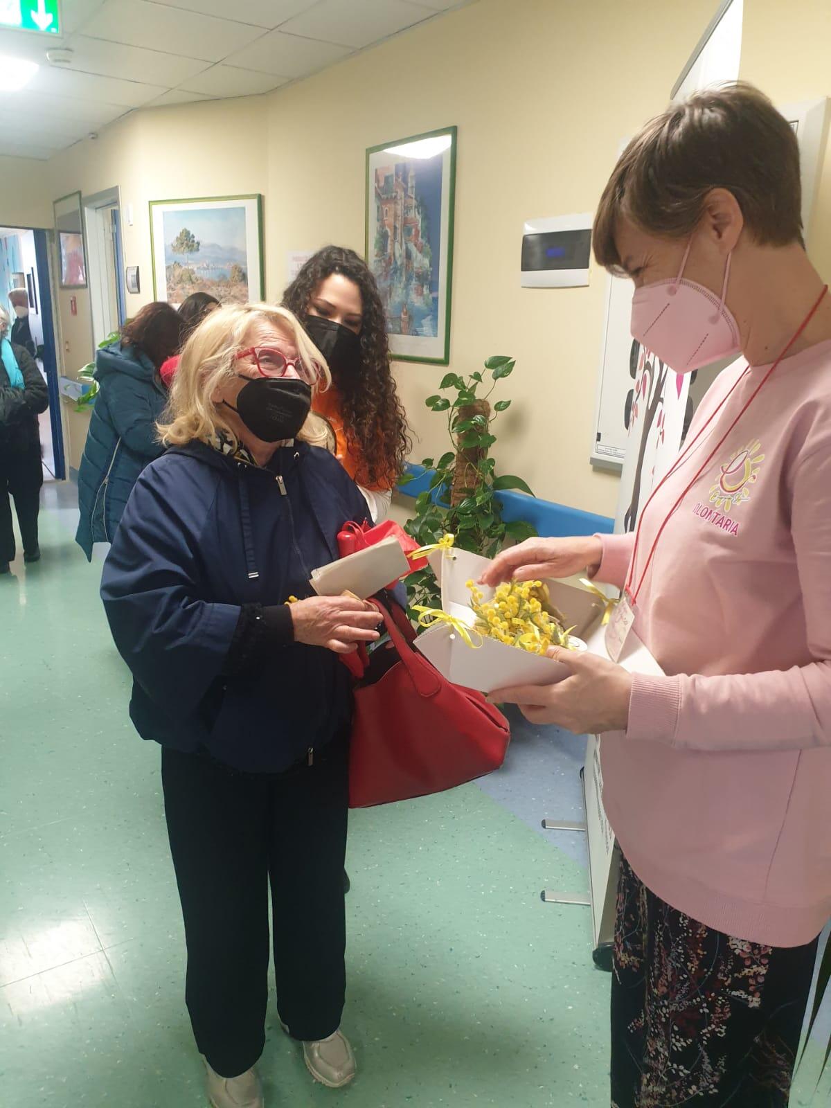 8 Marzo, fiori in ospedale per le pazienti oncologiche - Una distesa di piantine fiorite ha accolto questa mattina pazienti e operatrici sanitarie nell’Ospedale Perinei di Altamura. Musica, mimose e tisane hanno invece ricreato un momento di relax per le degenti del reparto di Oncologia alll’Ospedale San P