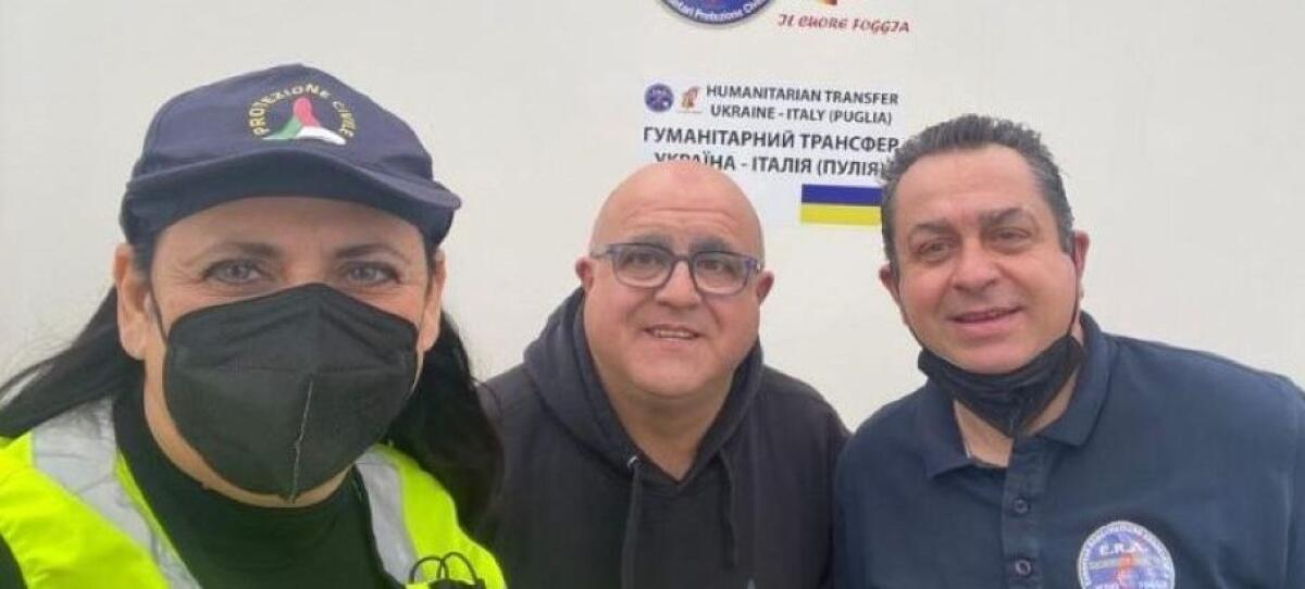 Jole Figurella ed Era portano 20 quintali di aiuti da Foggia in Ucraina - 