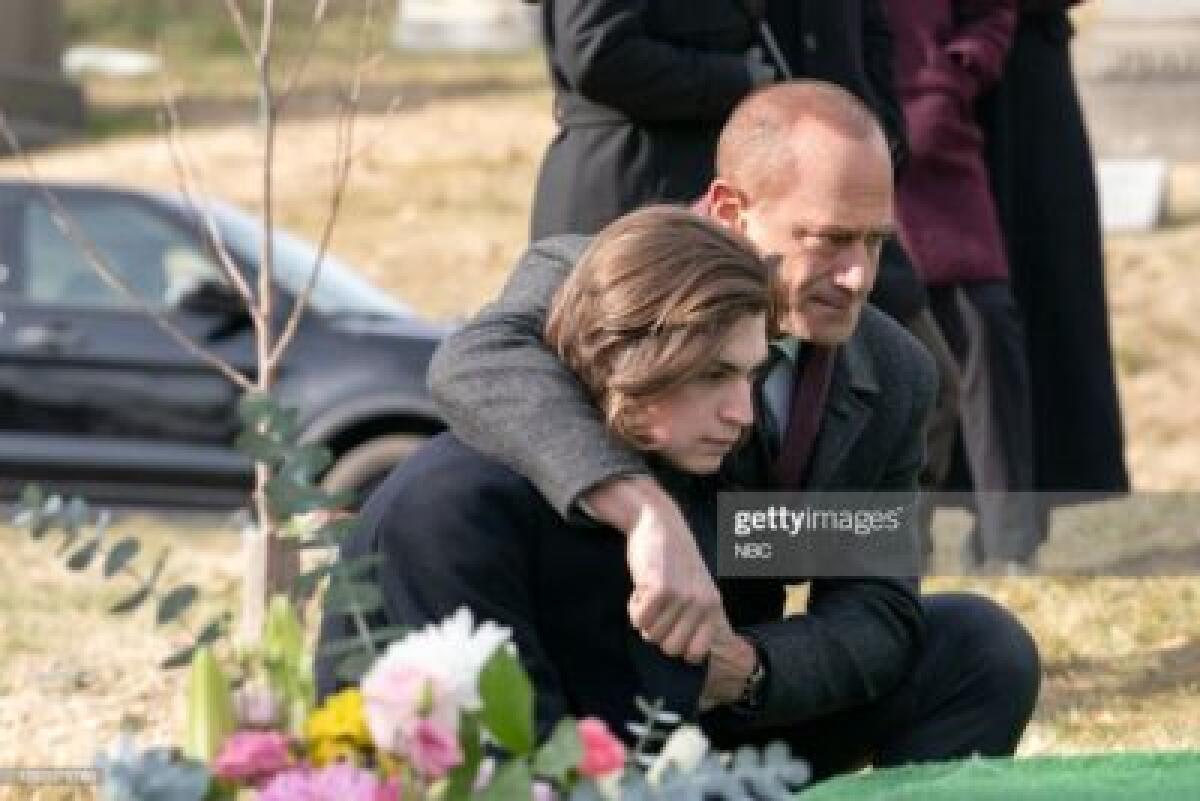 La mafia pugliese nella serie tv USA "Law & Order" - ORGANIZED CRIME -- "What Happens in Puglia" Episode 101 -- Pictured: (l-r) Nicky Torchia as Eli Stabler, Christopher Meloni as Detective Elliot Stabler -- (Photo by: Virginia Sherwood/NBC/NBCU Photo Bank via Getty Images)