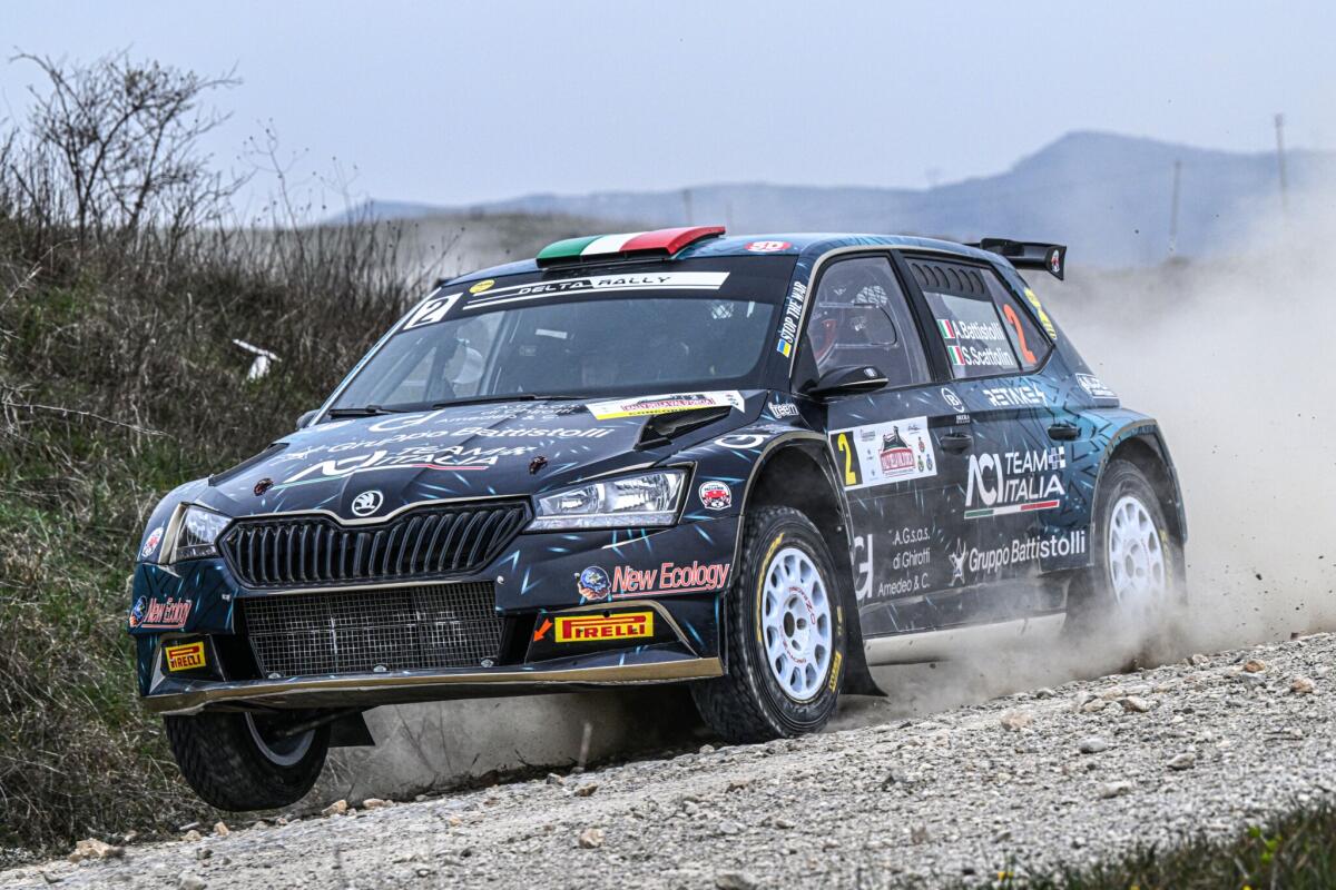 Battistoli-Scattolin leader provvisori del Rally Val D'Orcia - 