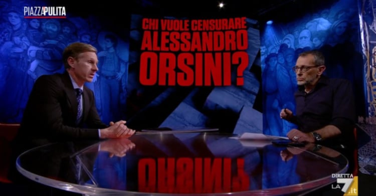 La brutta tv della censura e il caso del prof Alessandro Orsini
