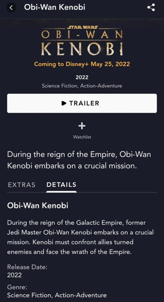 La trama ufficiale della serie evento apparsa su Disney+ Fonte: Reddit