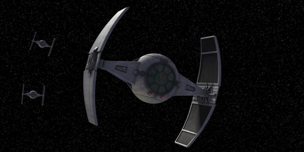 Il TIE Advanced V1 degli Inquisitori