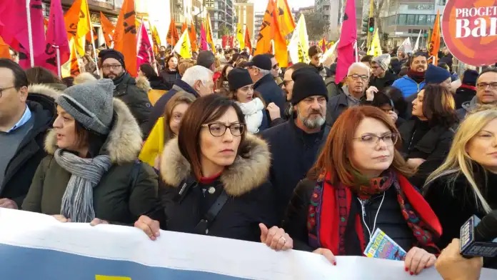 Manifestazione di Libera a Foggia (gennaio 2020)