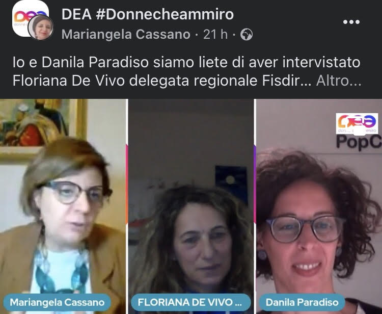 Da sin Mariangela Cassano, Floriana De Vivo, Danila Paradiso
