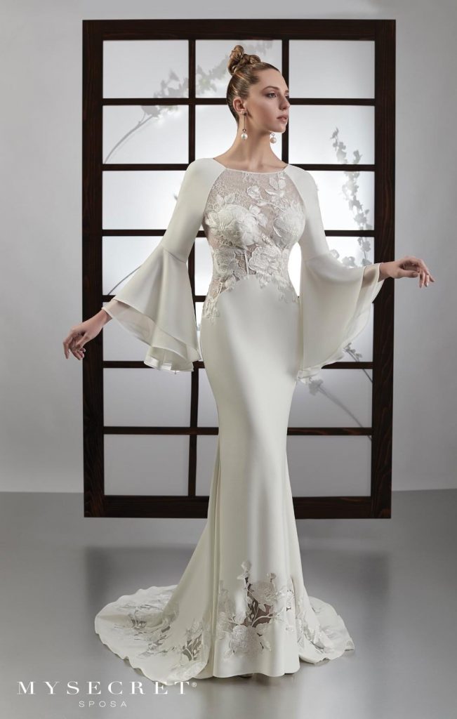 Sfila a Milano la casa di moda pugliese Mysecret Sposa, tributo ai fiori