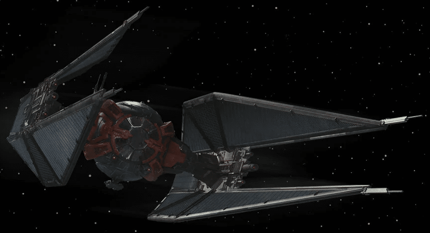 Il TIE Whisper di Kylo Ren