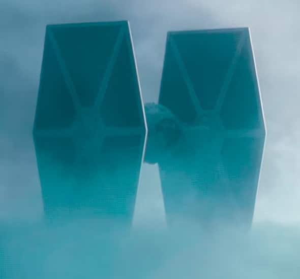 Il TIE Scout utilizzato da Ben Solo