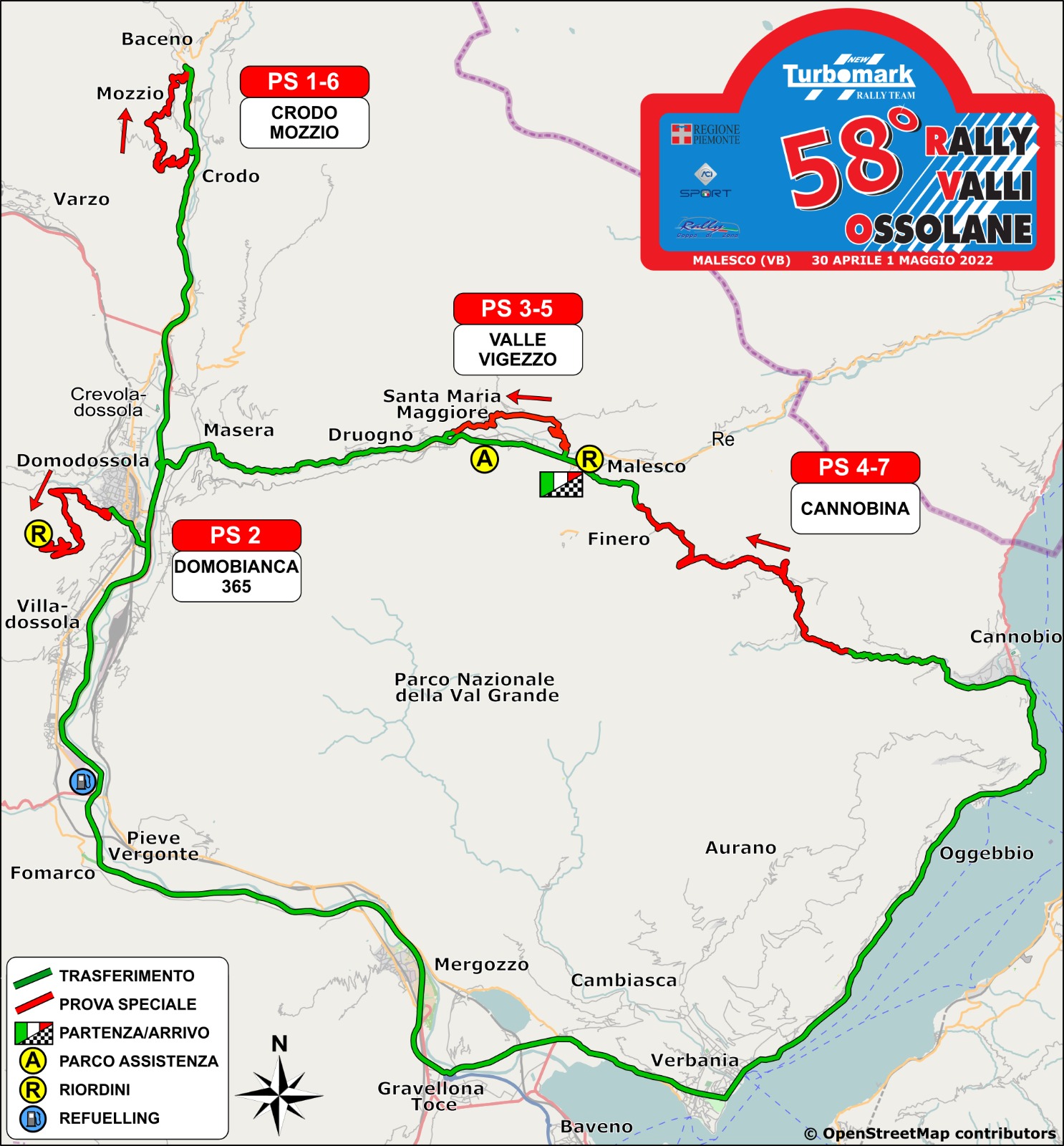 Rally Valli Ossolane: svelato il percorso!