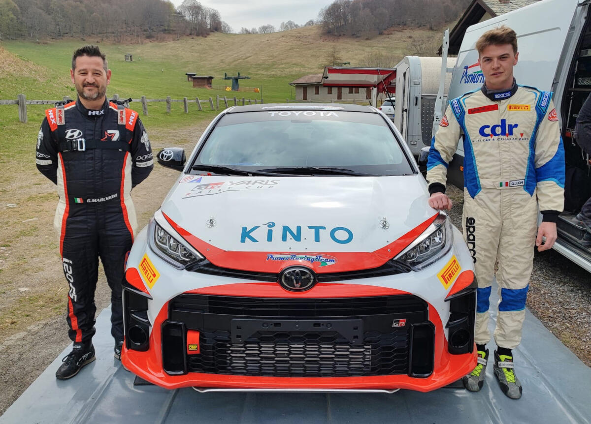 PromoRacingTeam con due giovani equipaggi nel GR Yaris Rally Cup - 