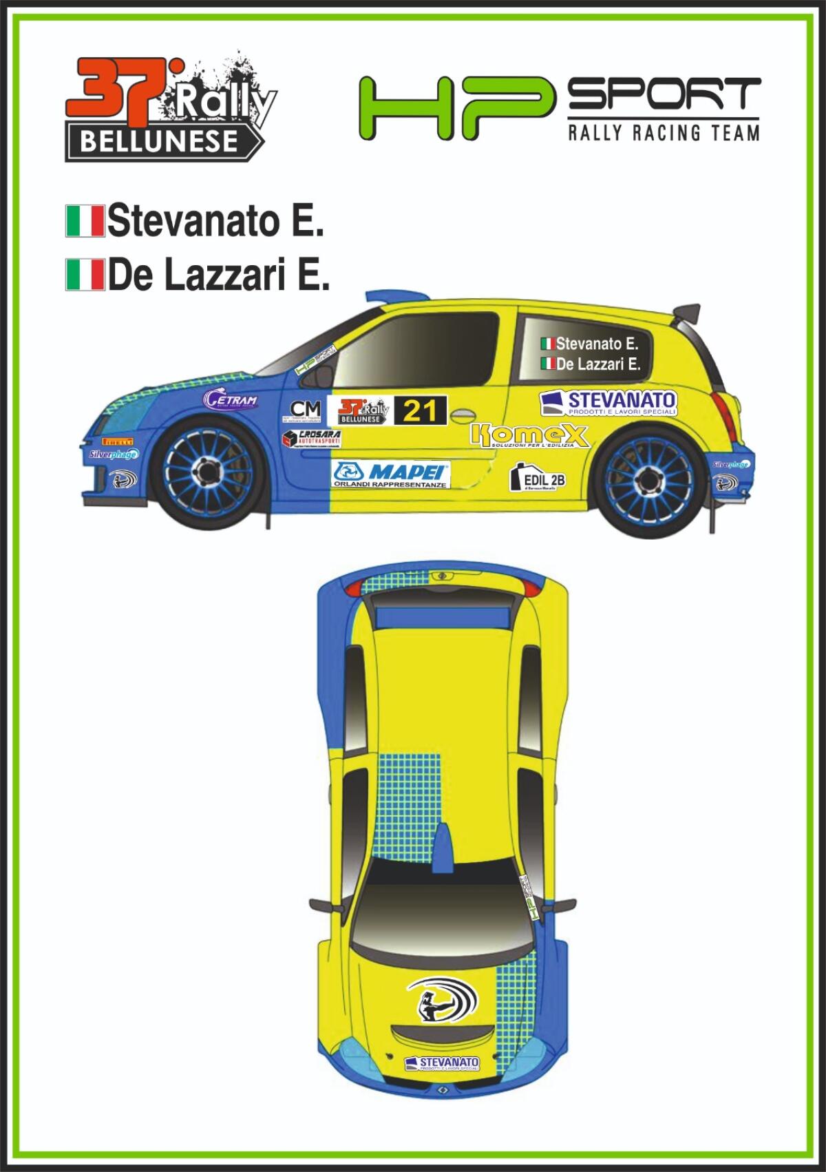 HP con Stevanato al Rally Bellunese - 