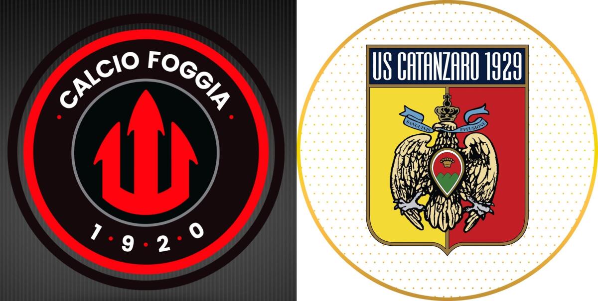 Serie C, le formazioni ufficiali di Foggia-Catanzaro - Immagine in evidenza: Foggia-Catanzaro - crediti foto: pagine ufficiali Facebook delle società, rispettivamente per i due stemmi