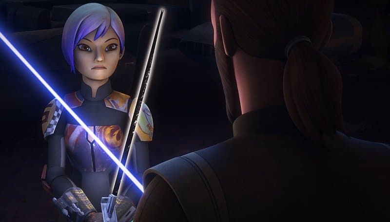 Kanan addestra Sabine