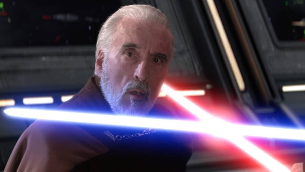 La morte d Dooku per mano di Anakin.