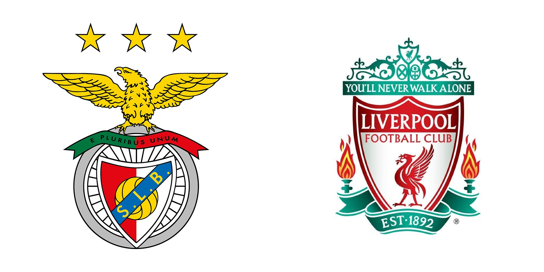 Immagine in evidenza: Benfica-Liverpool - crediti foto: pagine ufficiali Facebook delle società, rispettivamente per i due stemmi
