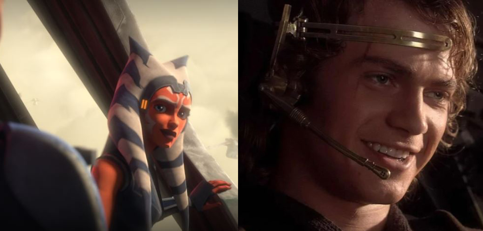 Ahsoka Tano e Anakin Skywalker