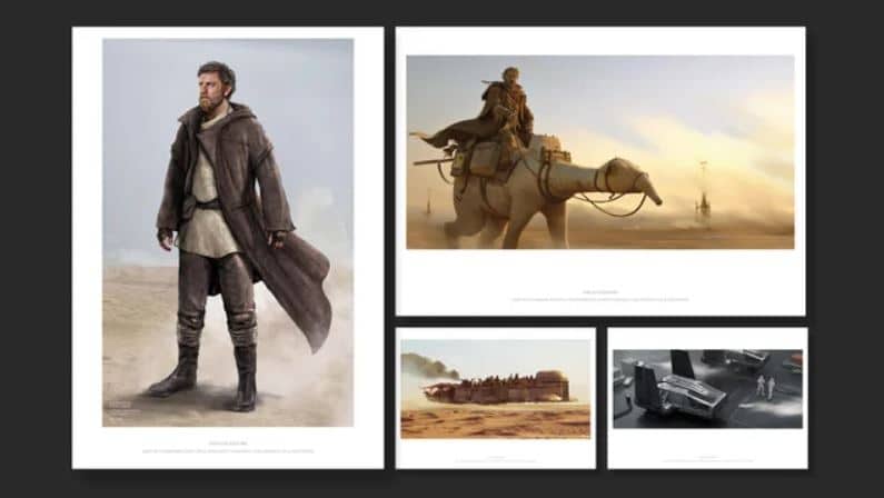Concept art di Obi-Wan Kenobi