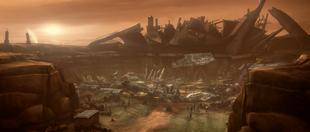 La base di Hondo Ohnaka su Florrum